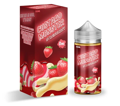 Custard Monster Strawberry Custard by Jam Monster 100ml