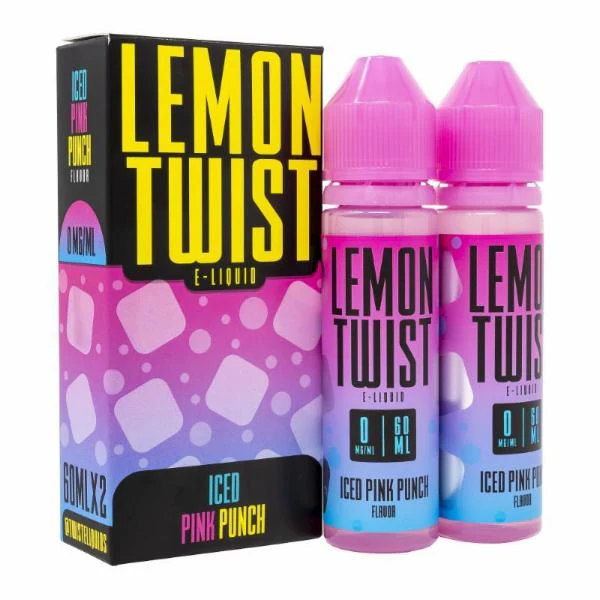 Pink 0° (Iced Pink Punch) by Lemon Twist E-liquids 120ml - Image 2