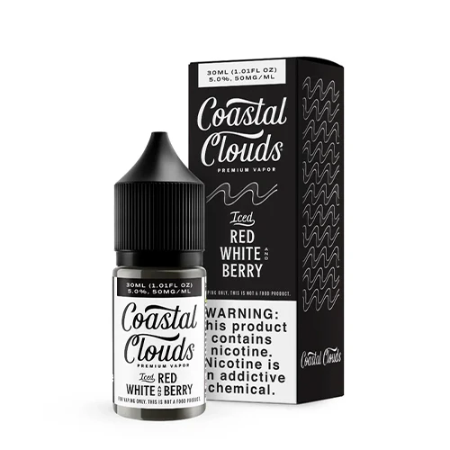 Iced Red White and Berry Salt by Coastal Clouds 30ml