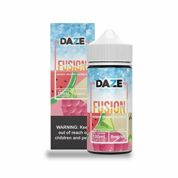 Raspberry Green Apple Watermelon Iced by 7 Daze Fusion 100ml
