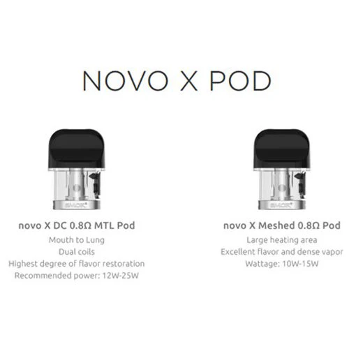 SMOK Novo X Replacement Pods 3-Pack - Image 3