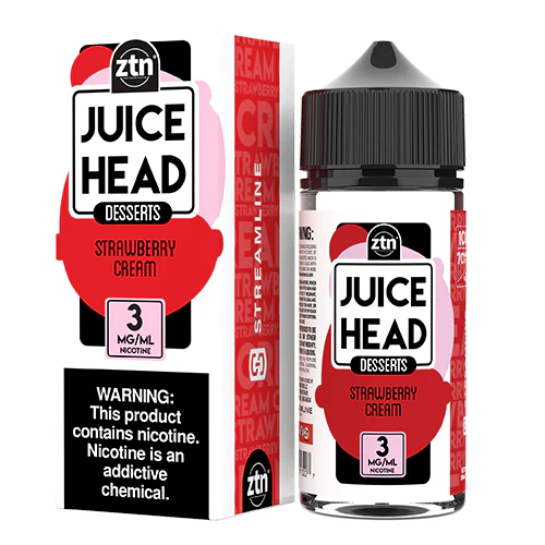 Strawberry Cream by Juice Head Desserts 100ML