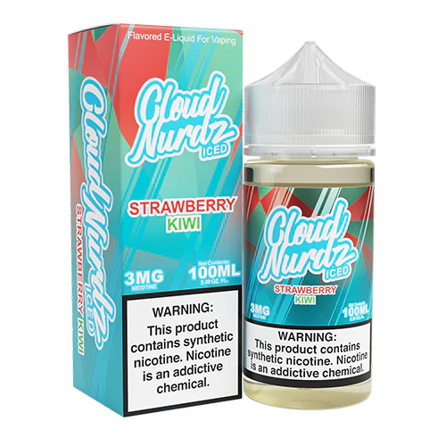 Strawberry Kiwi Iced by Cloud Nurdz 100ml